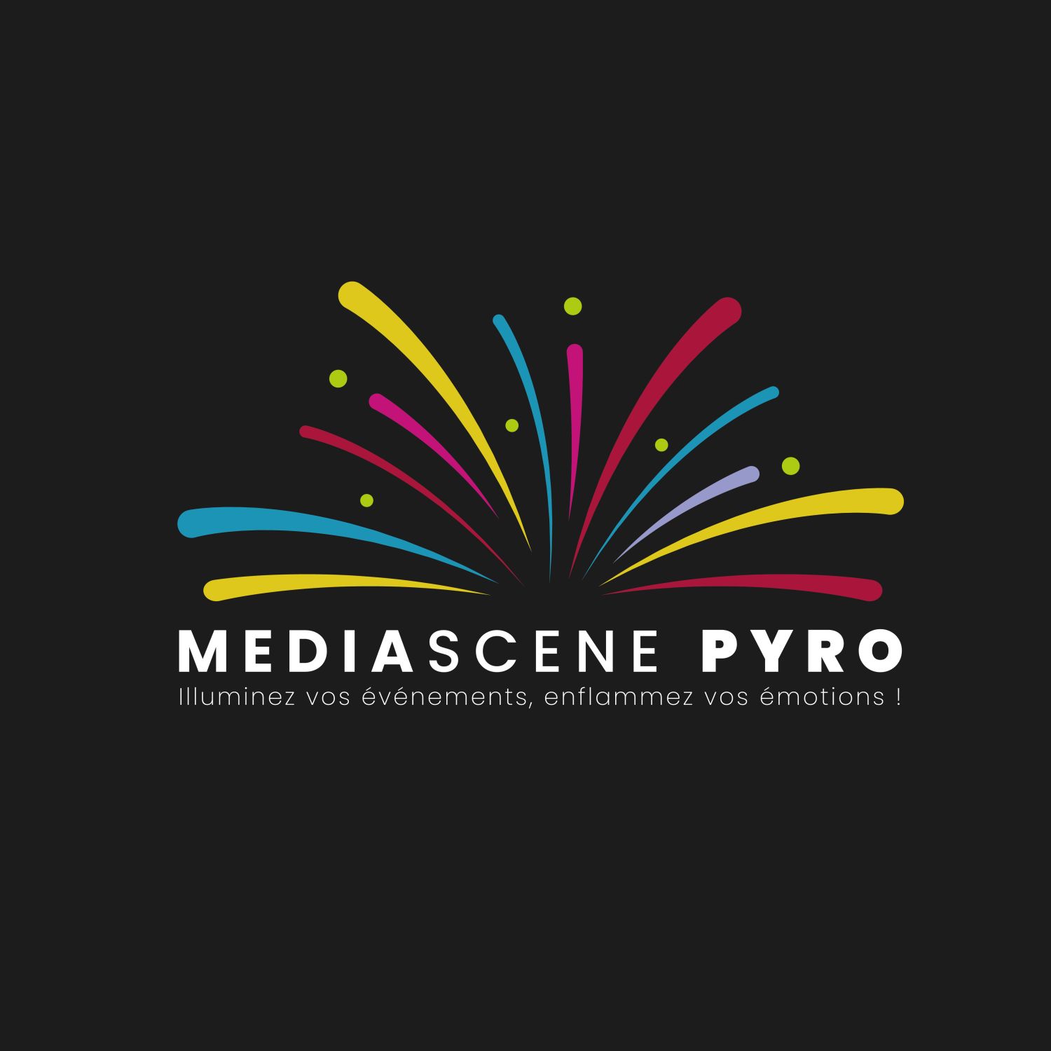 Création du logo Mediascene Pyro 