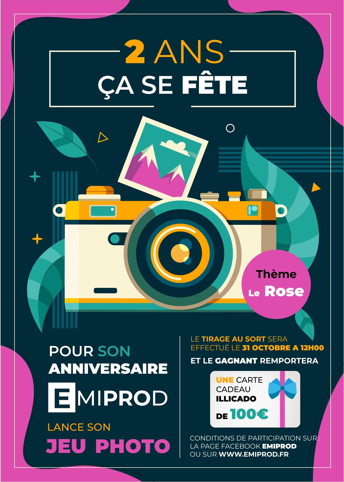 Jeu Photo pour les 2 ans d'EMIPROD 