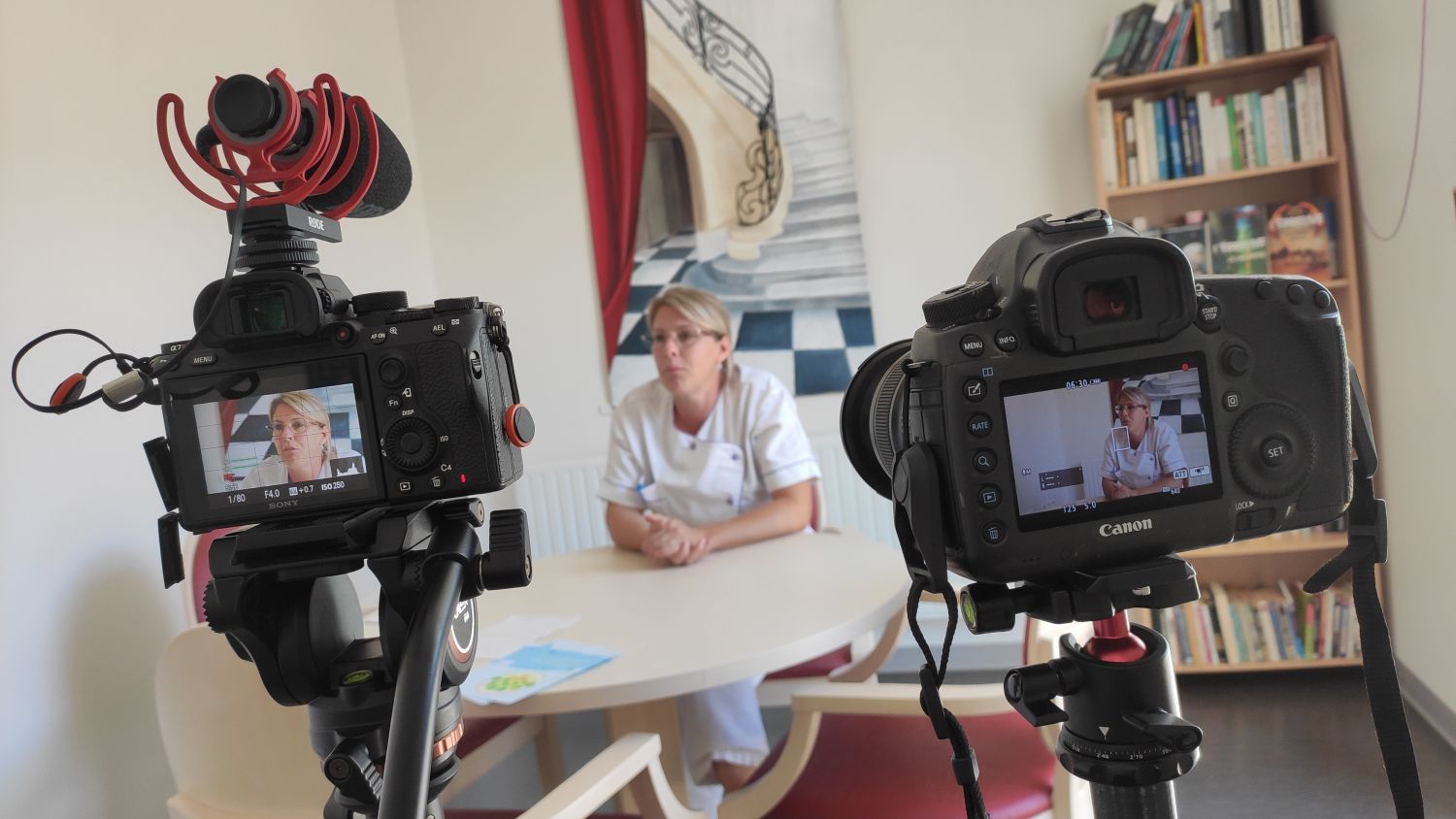 Tournage à l'Hôpital Maritime de Zuydcoote 