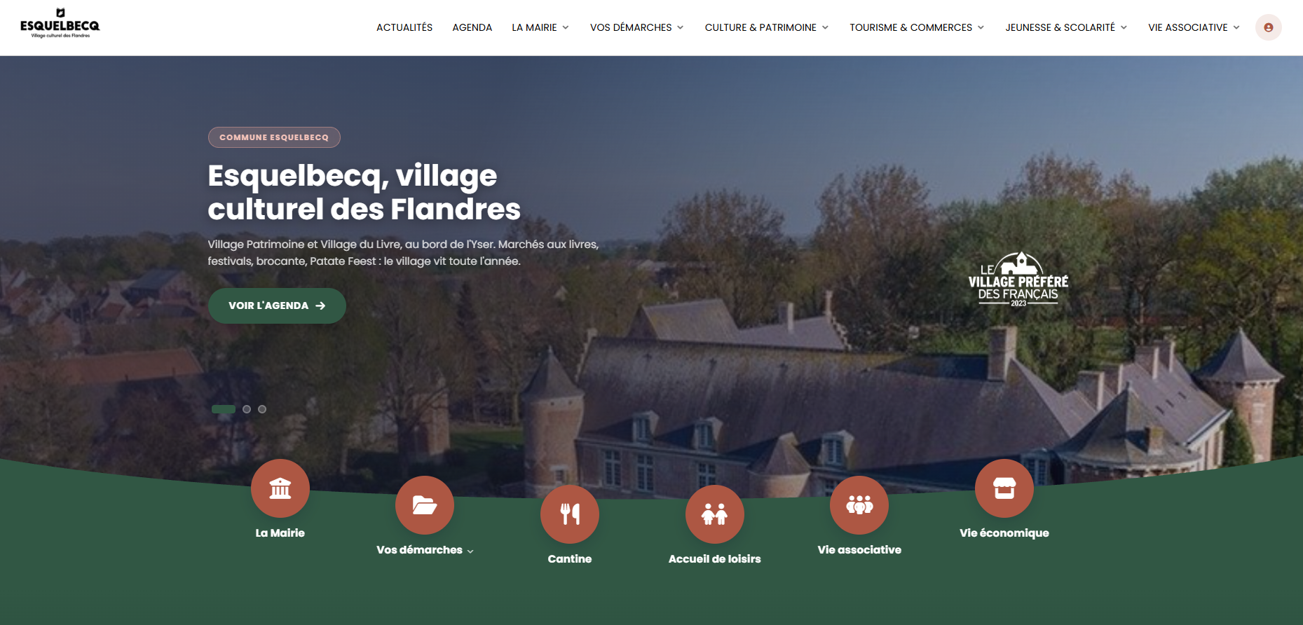 Esquelbecq : un nouveau site communal, bien plus qu’une vitrine