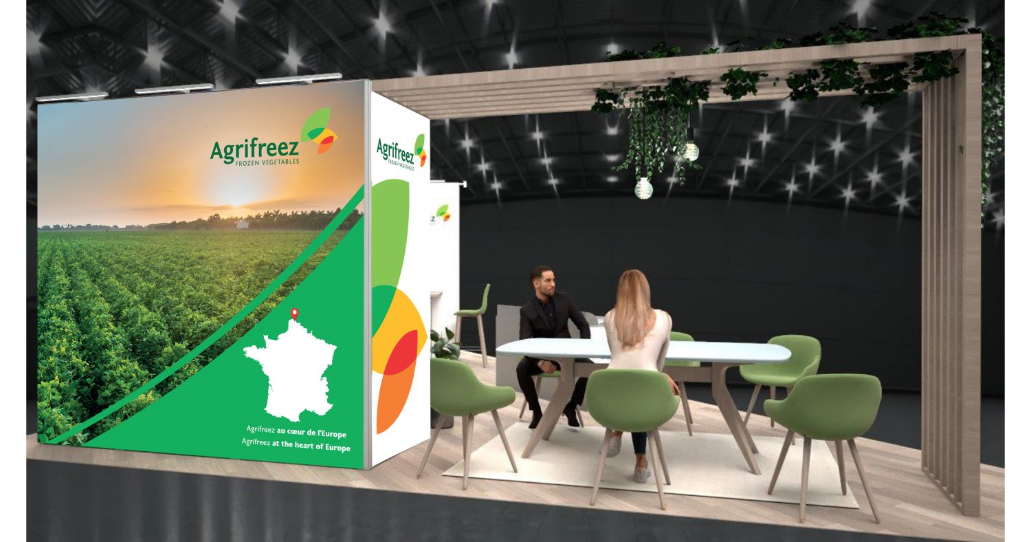 Création de visuels pour le stand Agrifreez au SIAL 