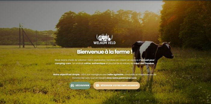 Site internet - WelkomVeld